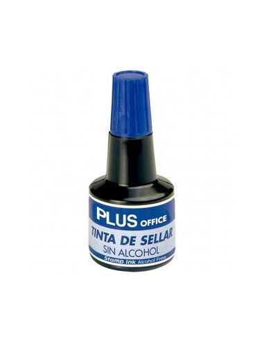 Tinta Para Almohadillas Plus Office 30 Ml. Azul