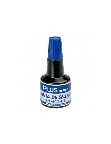 Tinta Para Almohadillas Plus Office 30 Ml. Azul