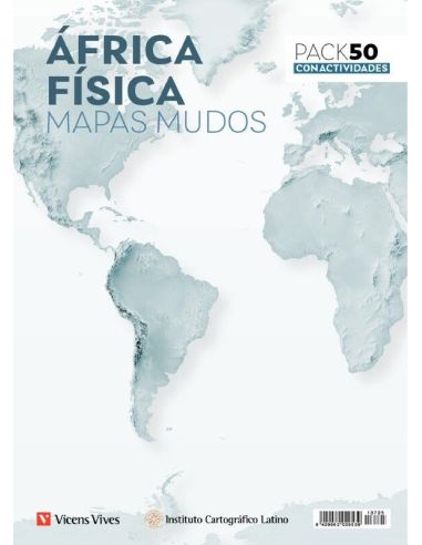 Mapa Mudo Africa Fisico Vicens Vives