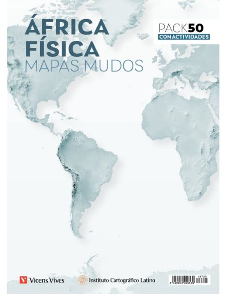 Mapa Mudo Africa Fisico Vicens Vives