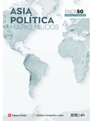 Mapa Mudo Asia Politica Vicens Vives