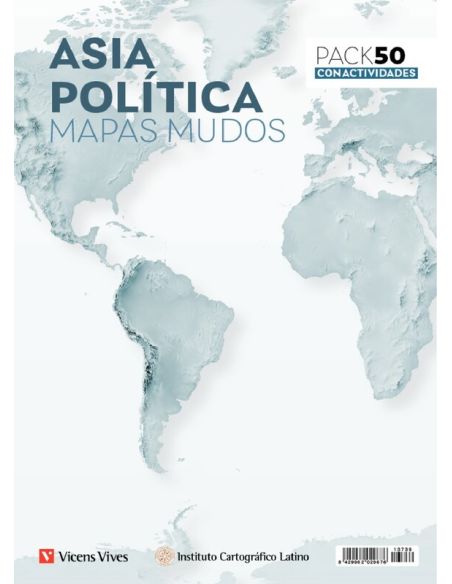 Mapa Mudo Asia Politica Vicens Vives