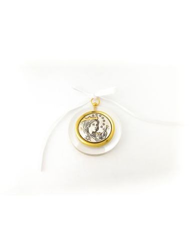 Medalla Cuna Tr Auxiliad.Ct-345/Fo Blanco