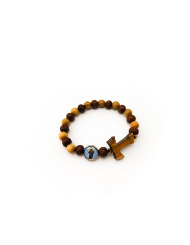 Brazalete Madera Tau Auxiliadora