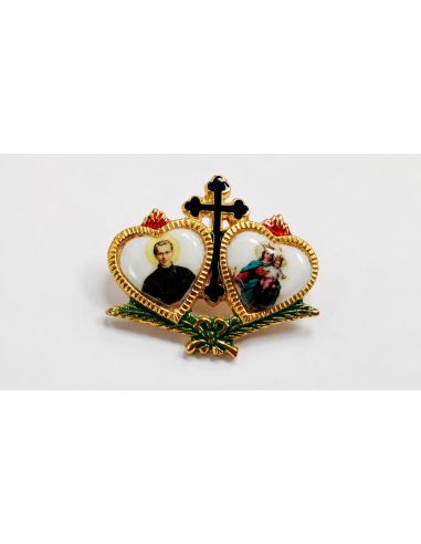 Alfiler Corazones M.Auxil-D.Bosco R440/0