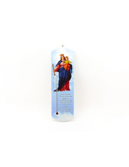 Termometro Maria Auxiliadora 26X7,5Cm