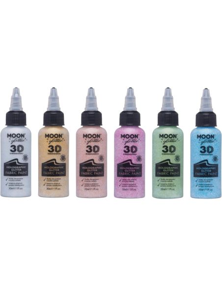 Medio Textil Colors Glitter Pack 6