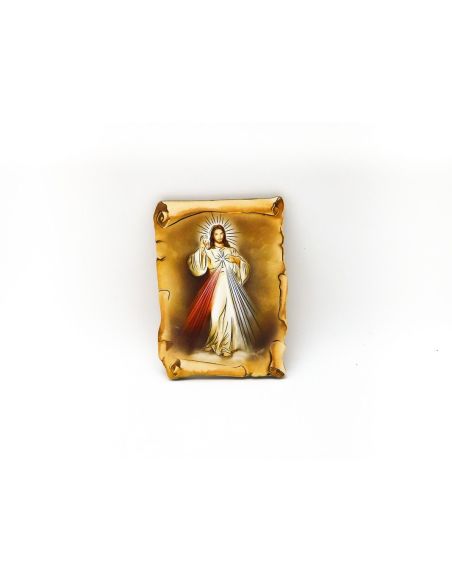 Iman Madera 7,5X5,5 Jesus Misericordioso