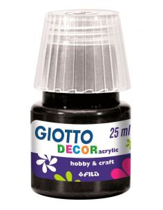 Pintura Acrílica Giotto Decor 50Gr Negra