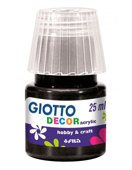Pintura Acrílica Giotto Decor 50Gr Negra