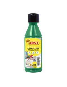 Pintura Acrilica Multiuso Jovi Jovidecor 250 Ml Verde Medio