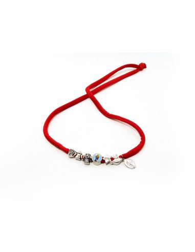 Brazalete Licra Pandora Auxiliadora Rojo