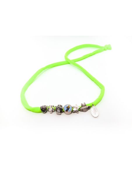 Brazalete Licra Pandora Auxiliadora Verde