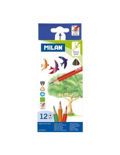 Caja 12 Lápices Triangulares Milan