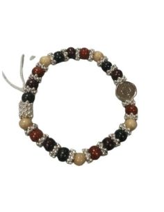 Brazalete Tonos De Madera/Metal Generica
