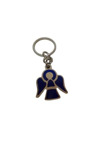 Llavero Angel Esmalt.Azul
