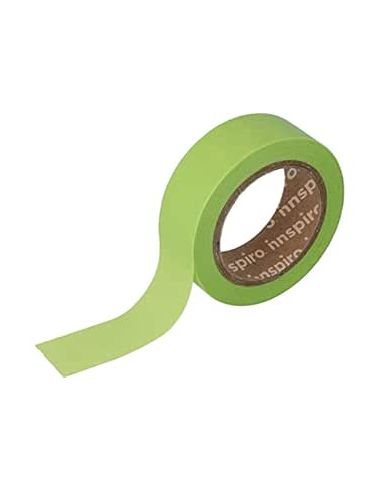Washi Tape Pastel 1,5 Cm 10 Metros (Verde Neon)