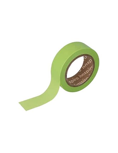 Washi Tape Pastel 1,5 Cm 10 Metros (Verde Neon)