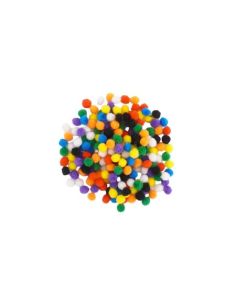 Pack 100 Pompones Pequeños Colores Surtidos Fixo Kids