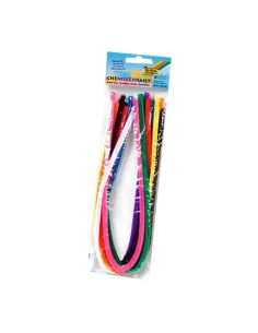 Bolsa 10 Unidades Alambre Oruga Chenille Colores Surtidos