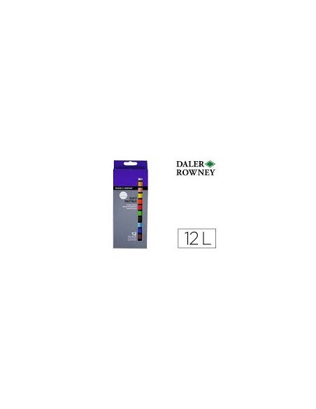 Lápices De Colores Pastel Oleo Daler Rowney Simply Suave Caja De 12 Colores Surtidos