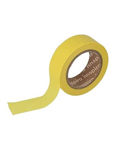 Washi Tape Pastel 1,5 Cm 10 Metros (Amarillo)