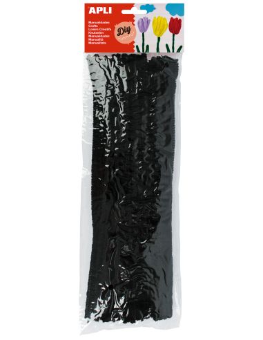 Pack 50 Limpiapipas 30Cm X 6Mm Negro Fixo Kids