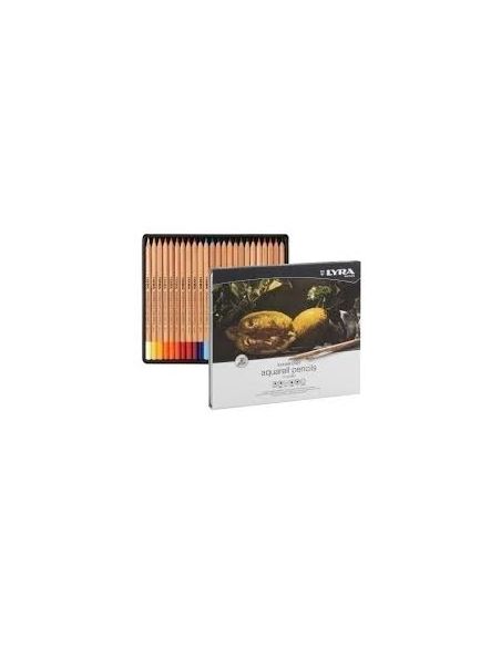 Lápices De Colores Caja 24 Acuarelables Rembrandt Lyra