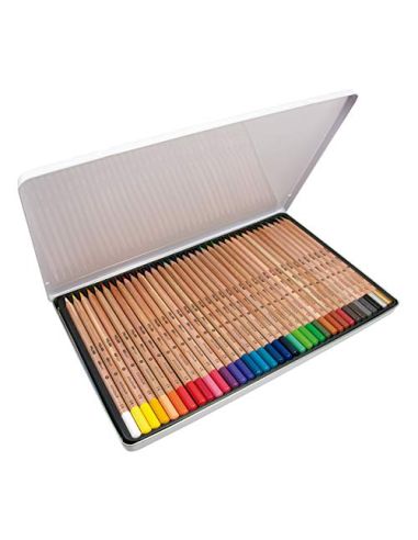 Lapices De Colores Caja Metal 36 Mina Grand Milan