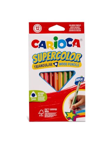 Lapices De Colores Caja 12 Carioca
