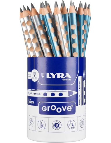 Lápiz Lyra Groove Grafito Bote 36 Unidades