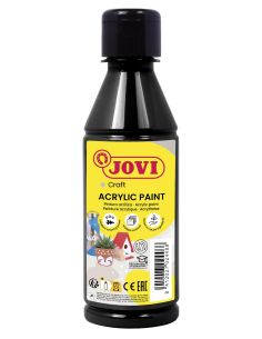 Pintura Acrílica Multiuso Jovi Jovidecor 250 Ml Negro