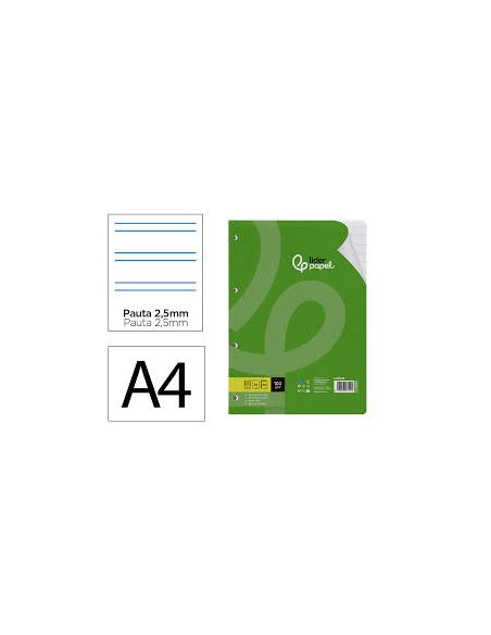 Recambio 1/4 Vert.4 Anillas 100H Pauta 3.5|Libreriasalesiana
