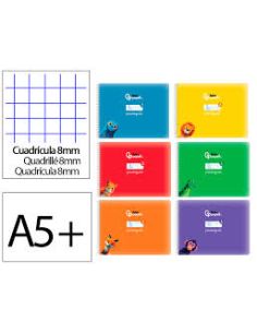 Cuaderno A5+ 30 Hojas Cuadricula 8