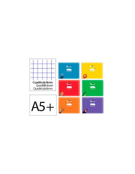 Cuaderno A5+ 30 Hojas Cuadricula 8