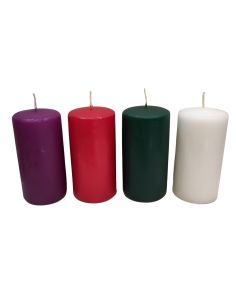 Juego 4 velas adviento 6x30cm.-adviento/colores-