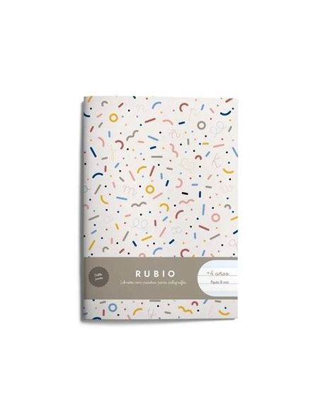 Libreta A5 80 gr. Pauta Montessori 5 Mm Rubio