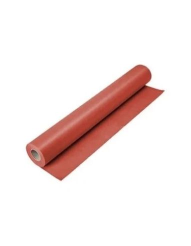Papel Kraft Verjurado,Rollo 1 X 5 Rojo