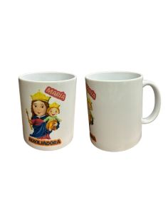 Taza maria auxiliadora comic
