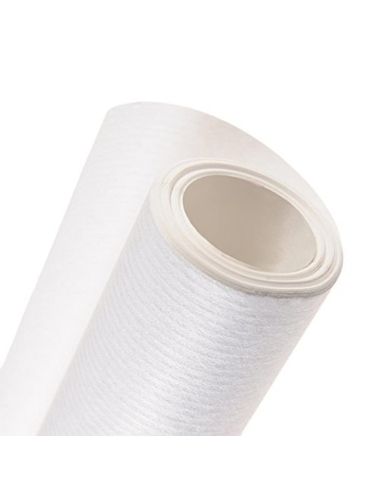 Papel Kraft Verjurado, Rollo 1 X 50 Blanco