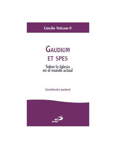 Gaudium et spes|Libreriasalesiana
