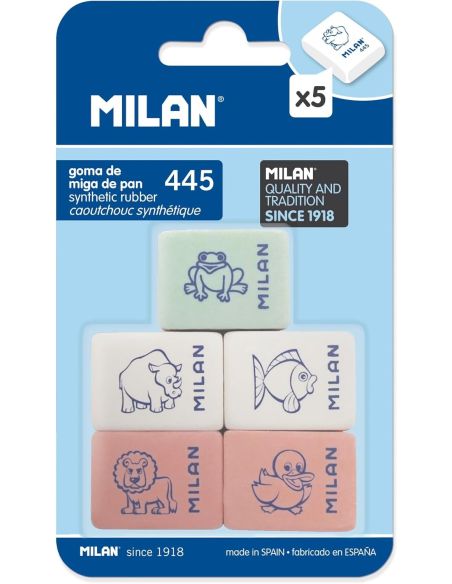 Goma De Borrar Milan 6D24 Nata (Dibujos Varios)