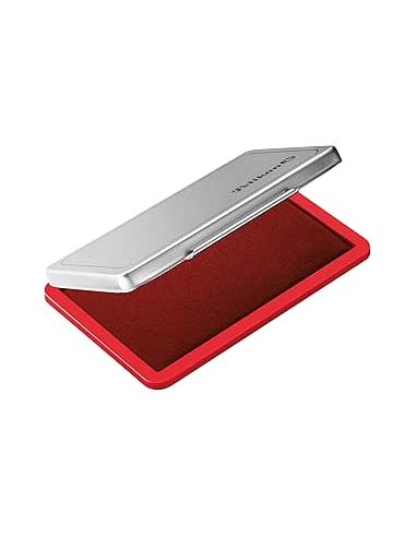 Tampon Metalico Rojo 7,5 X 15 Cm (Nº 1)