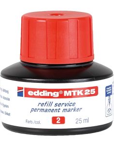Tinta Recambio Edding T 25 Roja