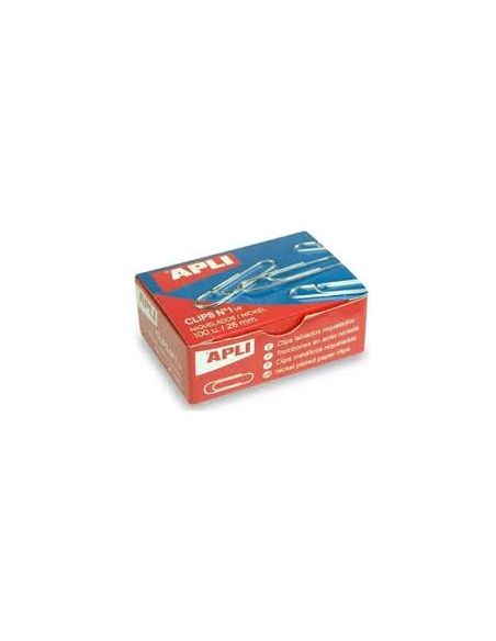 Caja 100 Clips Labiados Nº 4 50Mm
