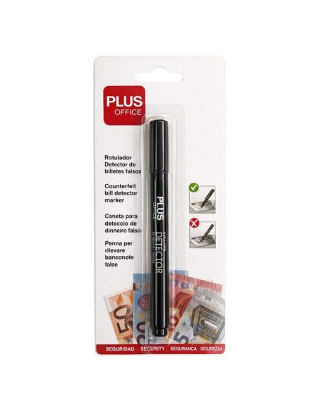 Rotulador Detector Billetes Falsos Plus Office