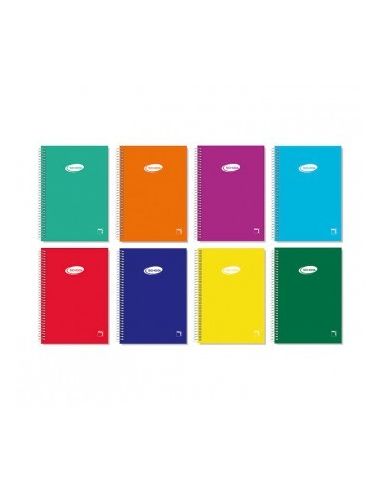 Pack 8 Block Espiral Folio 80H.-90Gm.-Cuad.4X4 -Tauroplastic-