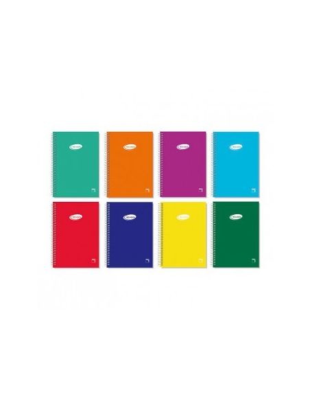 Pack 8 Block Espiral Folio 80H.-90Gm.-Cuad.4X4 -Tauroplastic-