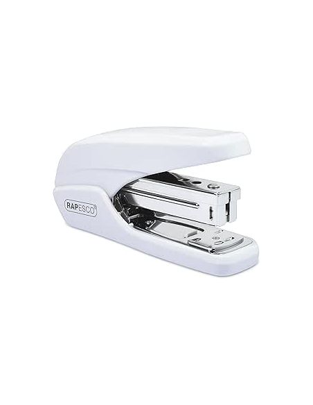 Grapadora Rapesco X5-25Ps Mini Capacidad 25 Hojas Usa Grapas 24/6 Y 26/6 Color Blanco