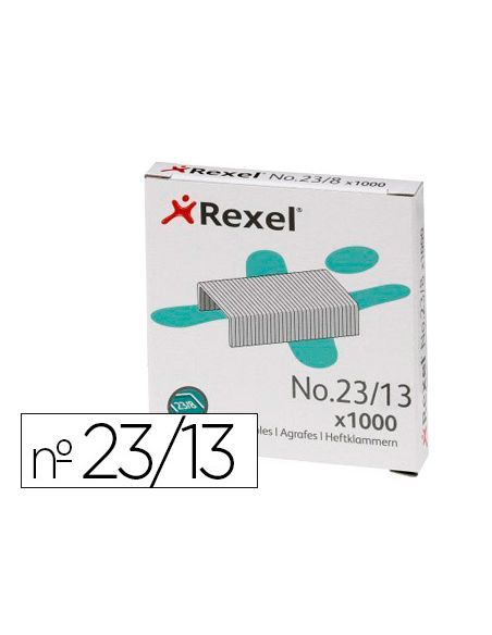 Grapas Rexel 23/20 Acero Caja 1000 Unidades